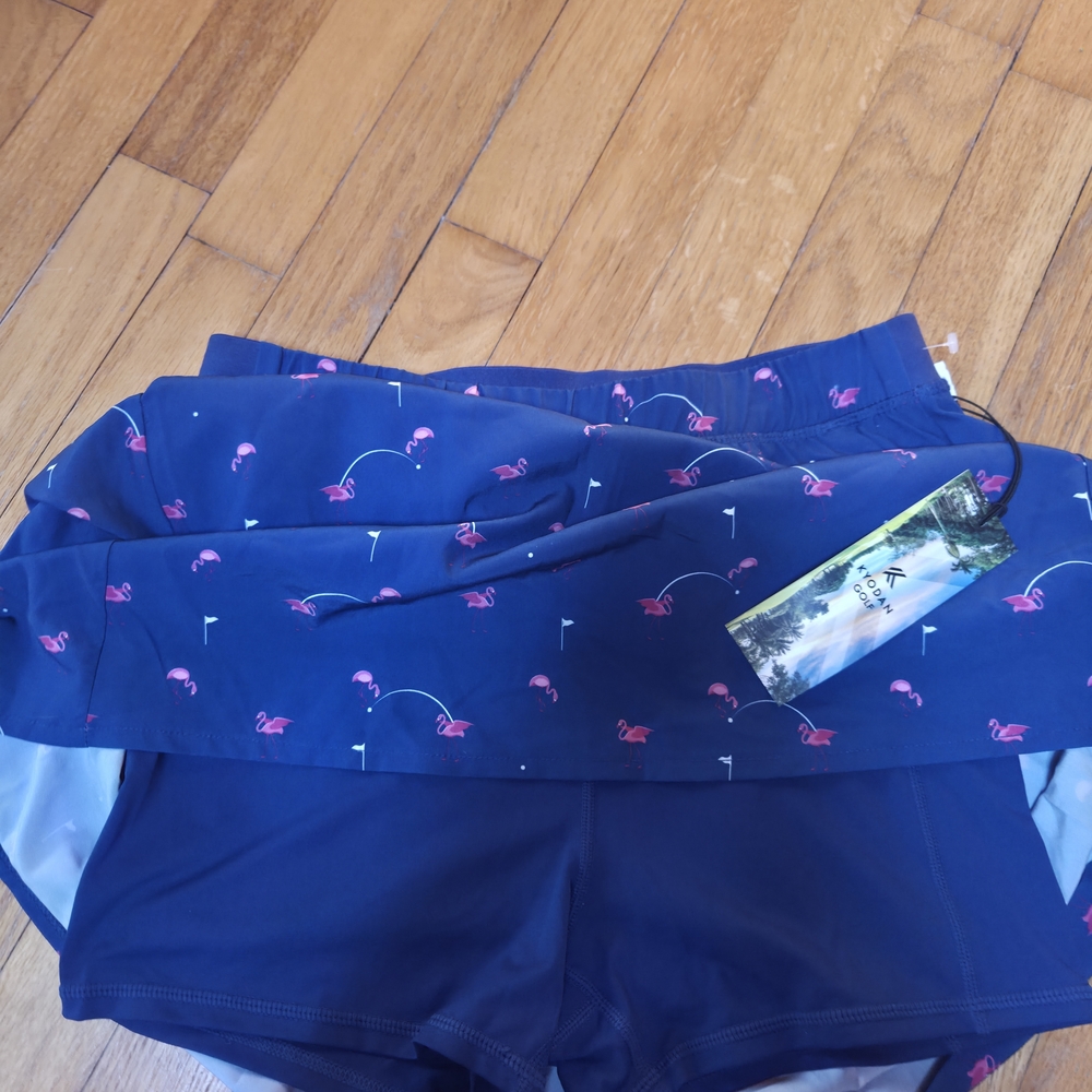 Kyodan Blue Skirt with Pink Accents - Picture 7 of 10